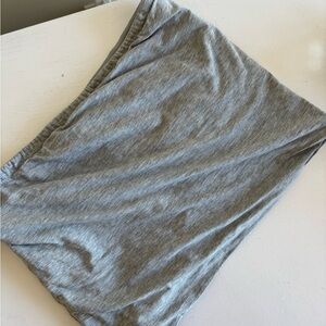 Everlane gray tube top crop top size small